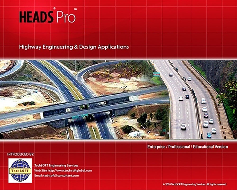 HEADS Pro Highway Engineering and Design Application Software