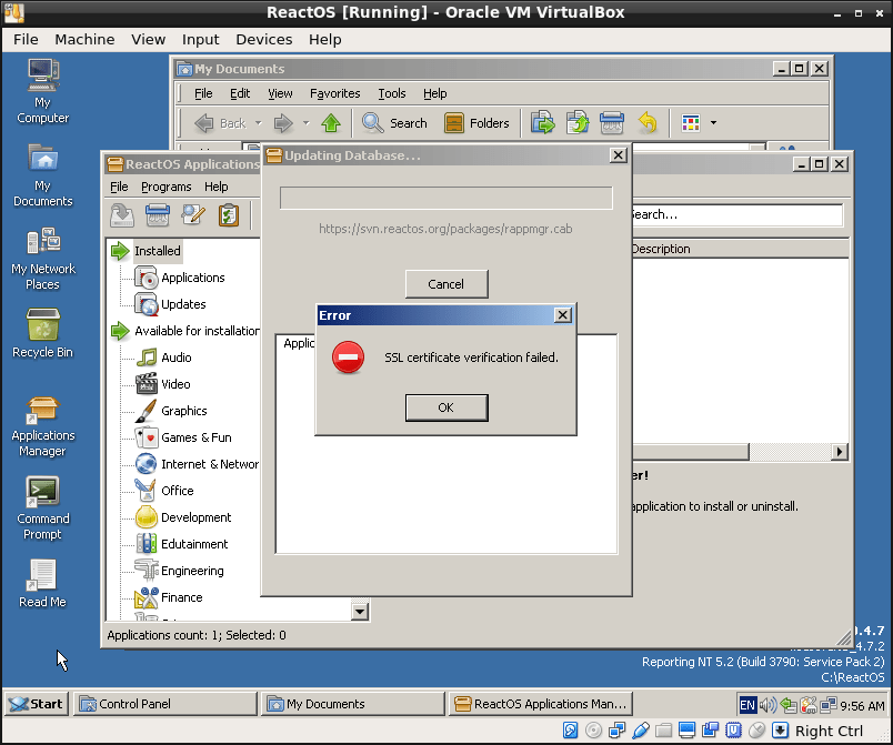 Reactos Install Explorer