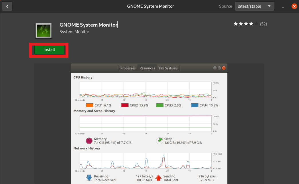 How to Install and Use GNOME System Monitor? TechSphinx