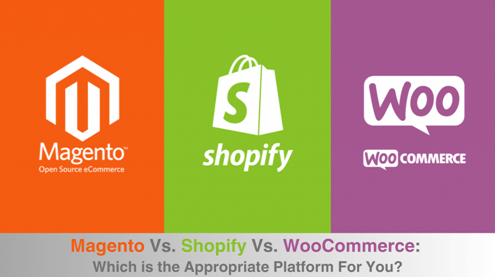 Magento Vs. Shopify Vs. WooCommerce: Which is the Applicable Platform For You