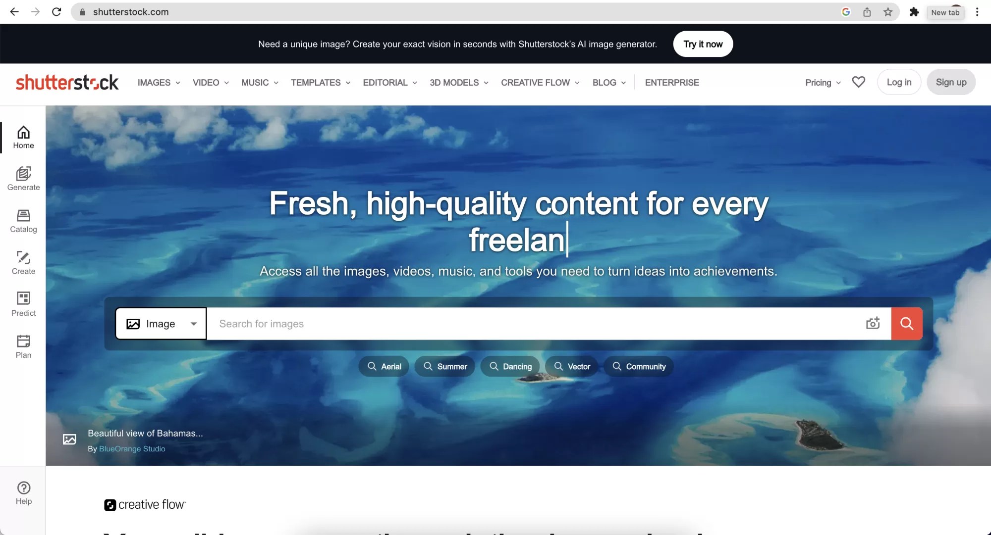 How to use Shutterstock's AI image generator