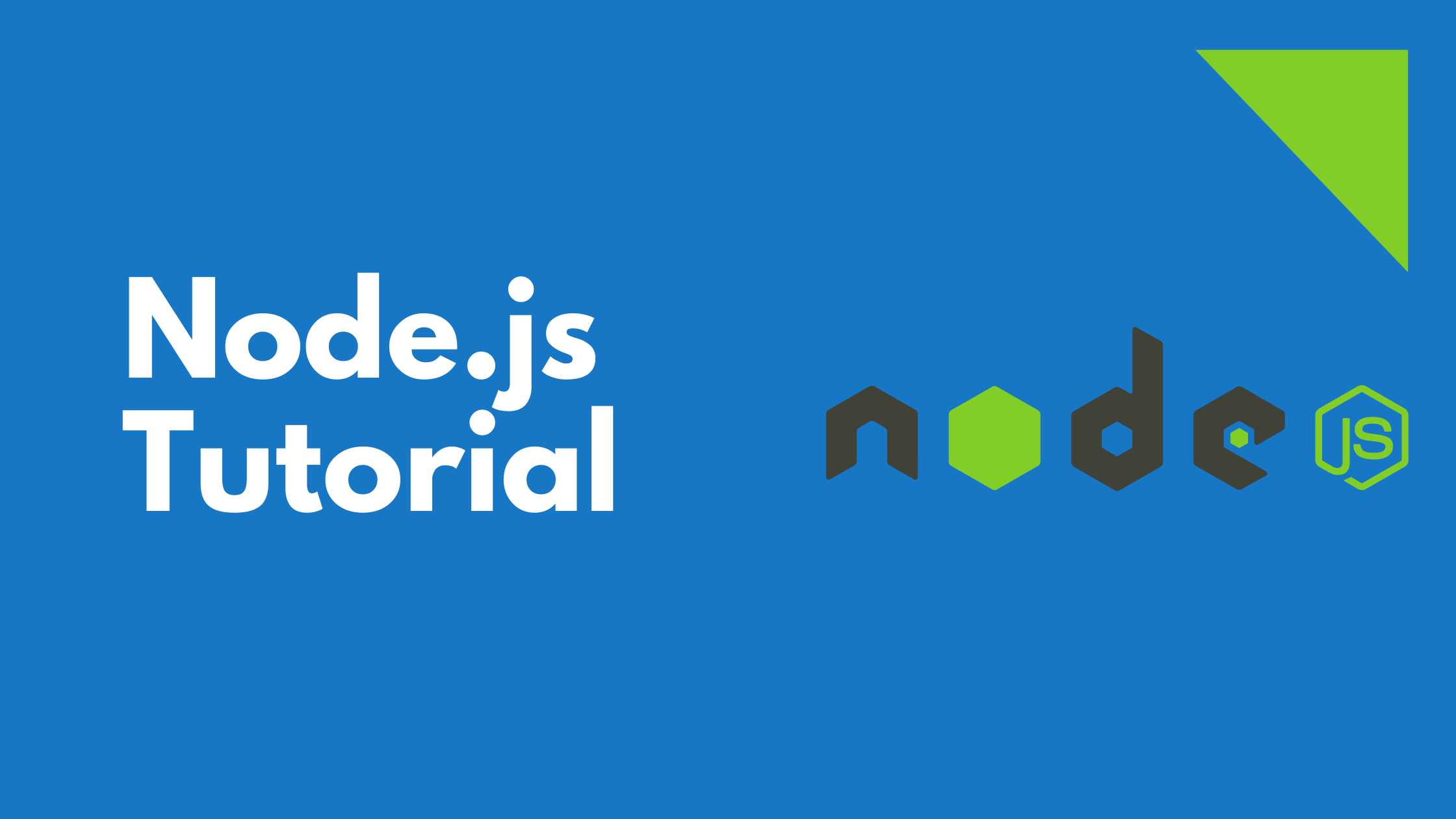 Node.js Tutorial Tech Stack Journal