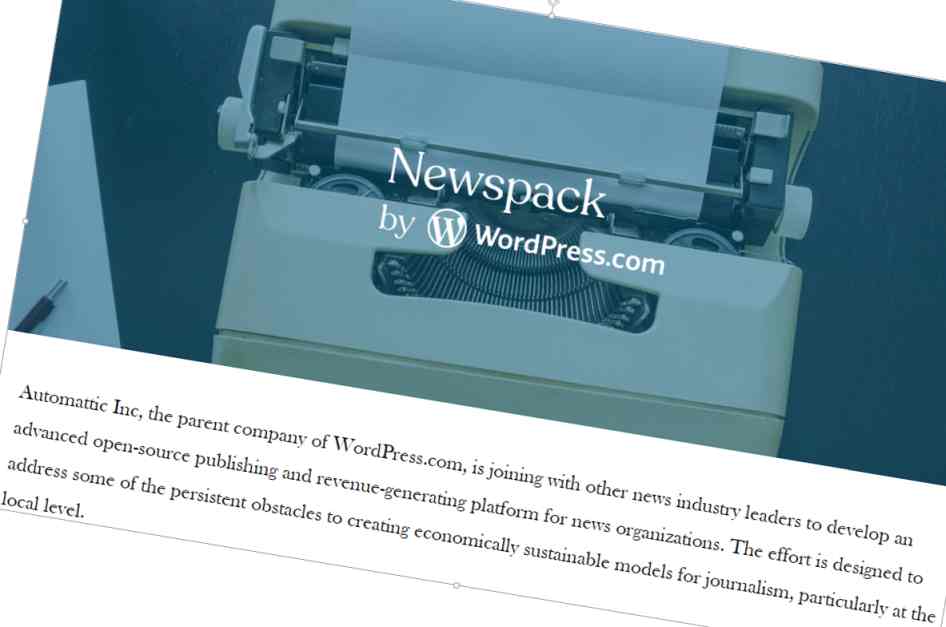 Automattic launches “Newspack by a nextgeneration