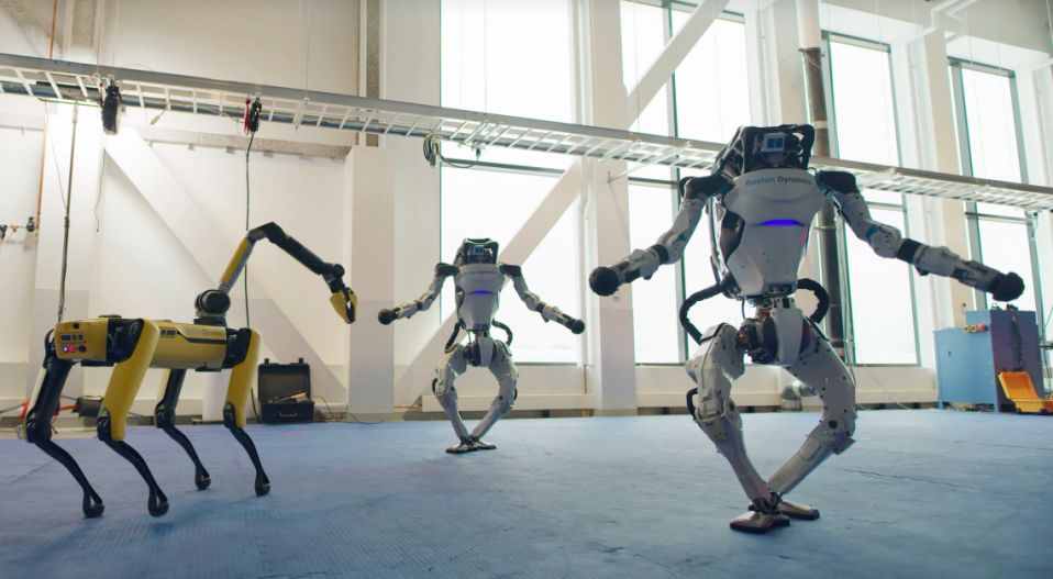 Boston Dynamics’ robots ushered in the New Year with their new dance