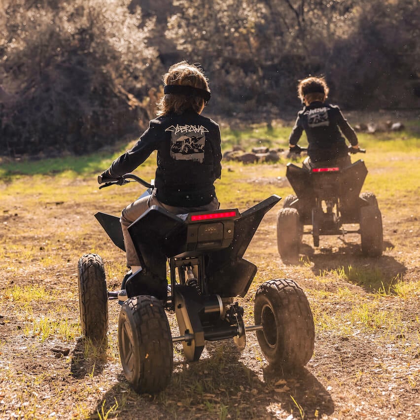 Tesla launches Cyberquad for Kids, an allelectric quad bike for kids