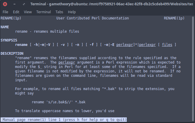 Rename Files & Folders Linux Command Line - techStop