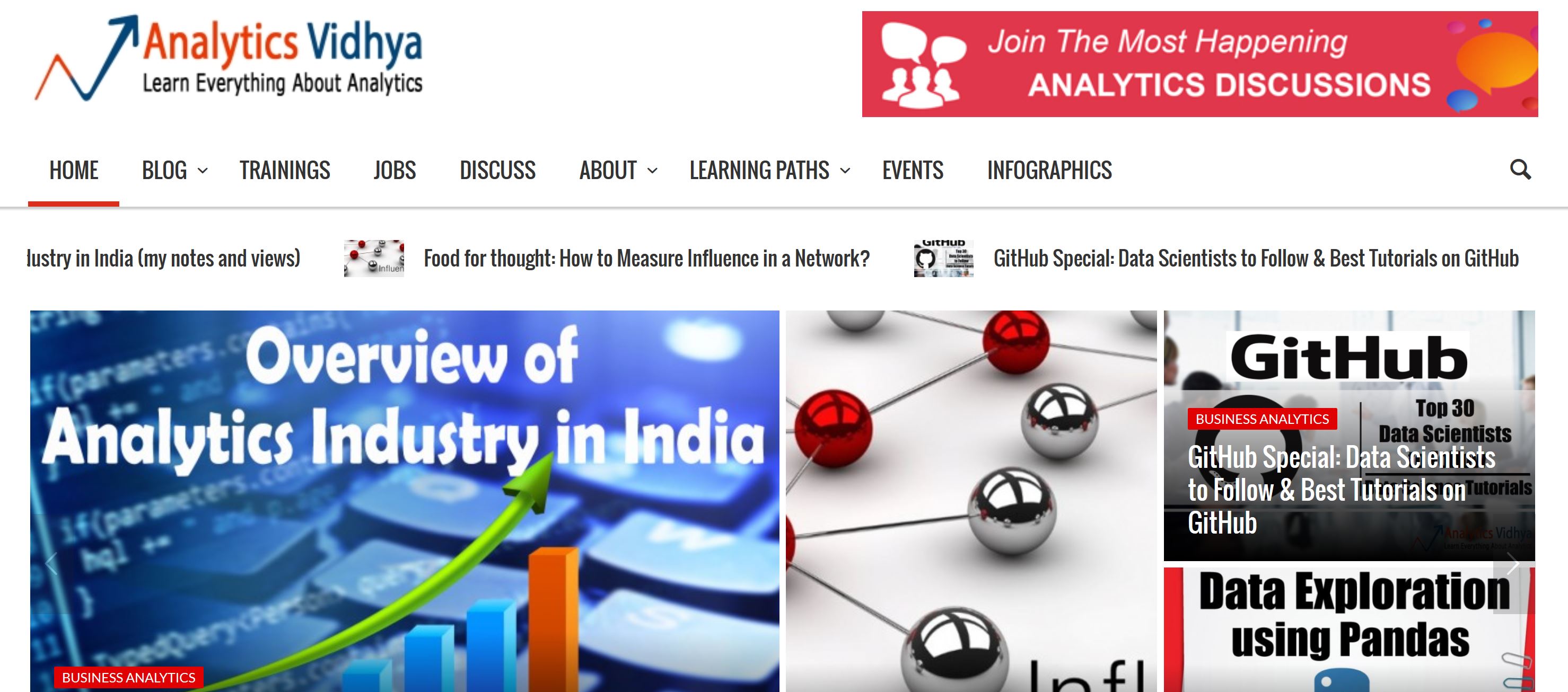 Analytics Vidhya Offering cutting edge services in Data Science