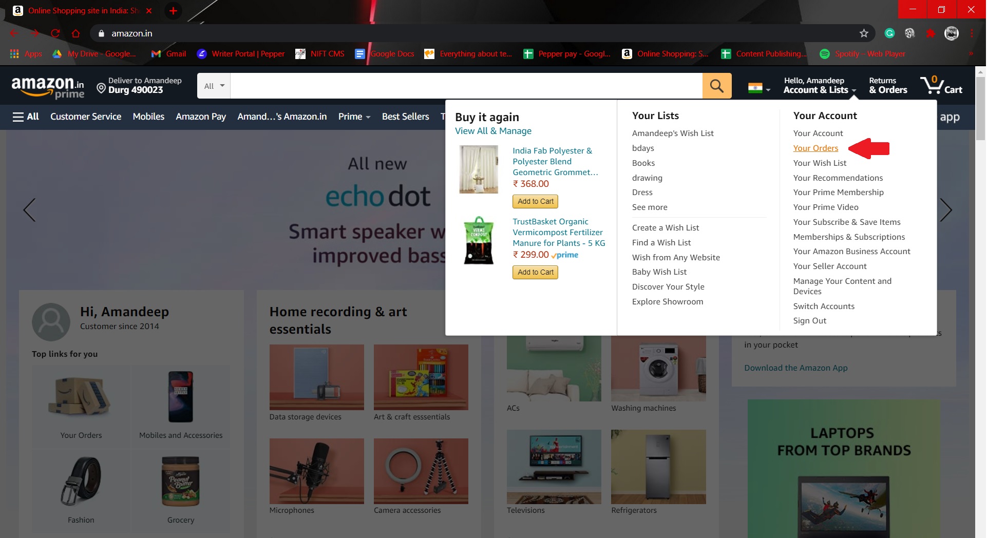How to locate your orders in Amazon TechStory