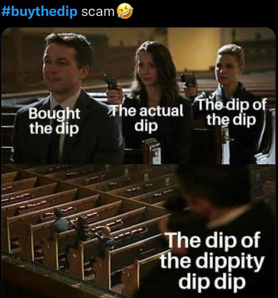Should I buy the dip (but it keeps dipping)