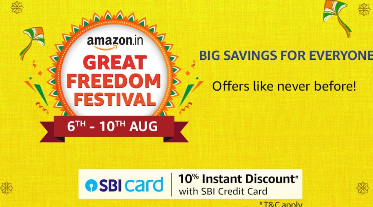 Amazon Great Freedom Festival Sale Akan Menampilkan Diskon Hingga 70