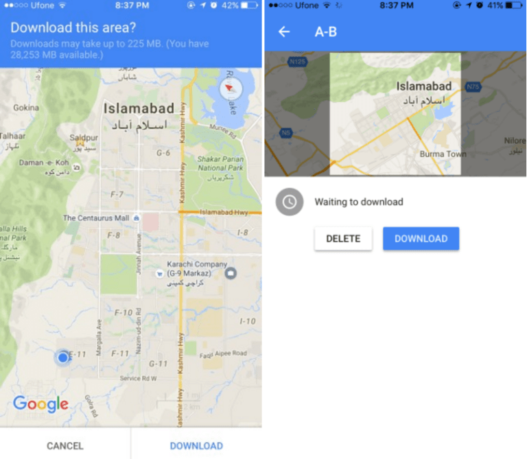 Google Maps Without Internet How to Use Google Maps/Apple Maps Without Connections