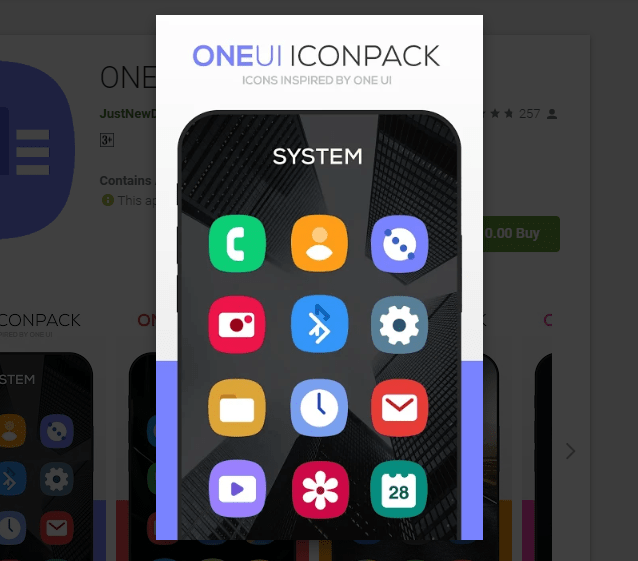 ONE UI Icon Pack Apps on Google Play (1) Techstribe