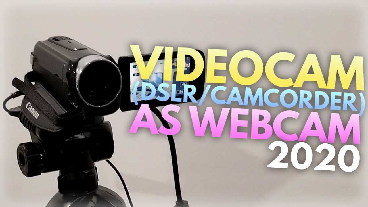 Master The Art Of Using Camcorder As cam TechSynchron