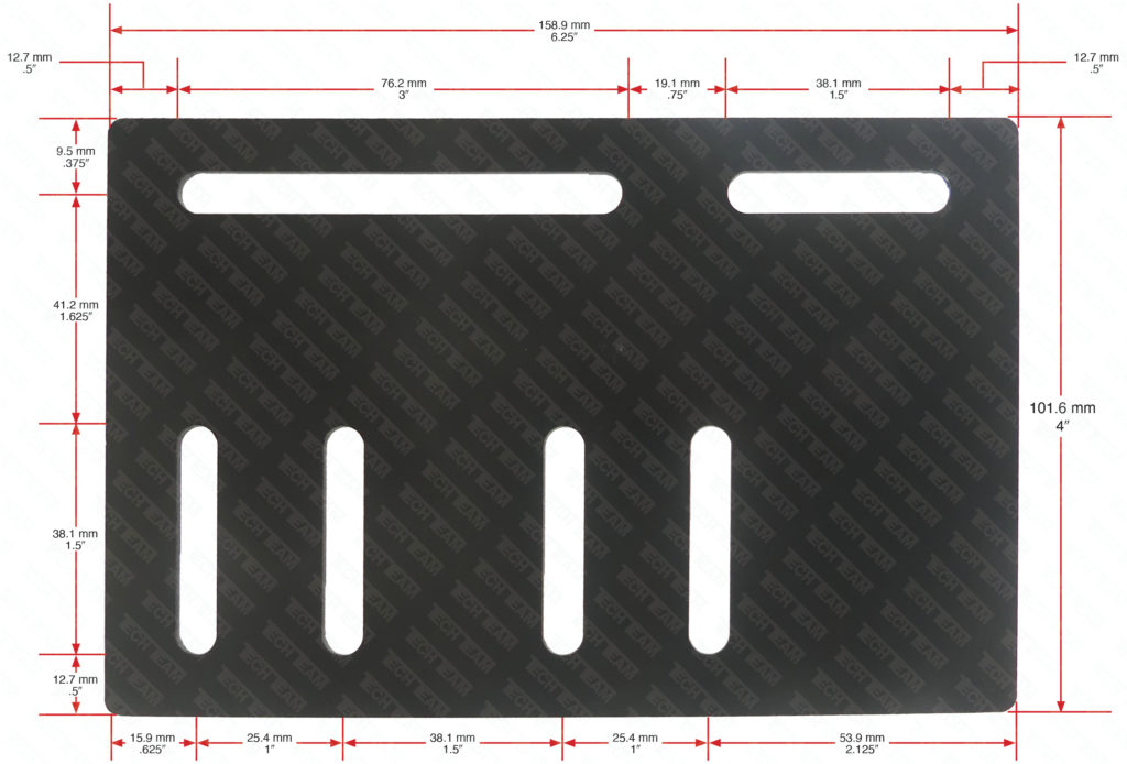 913 Tech Team Oversized Headboard Modification Plate Set Tech Team