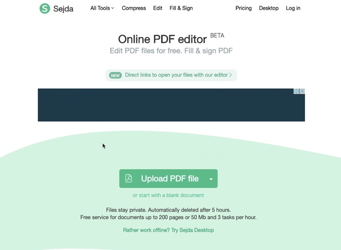 Sejda PDF Editor Techtippr