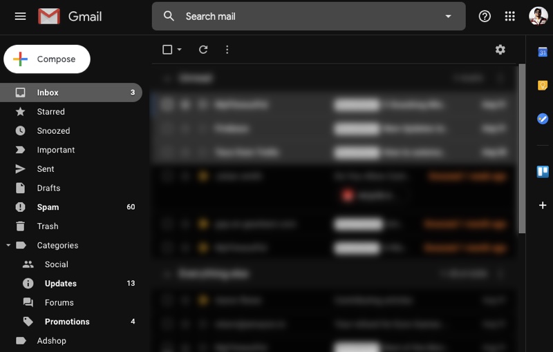 How to Enable Dark Mode in Gmail on Desktop
