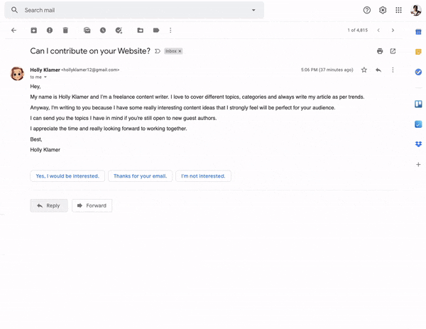 Quick Reply Templates in Gmail Techtippr