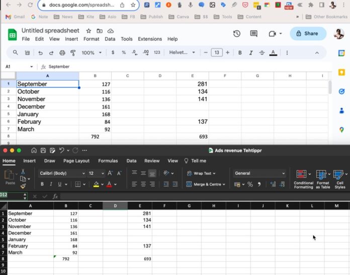 How to make an Excel Spreadsheet into a Google Doc