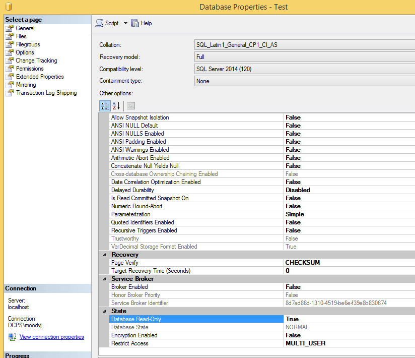 How to Set a SQL Database to ReadOnly Tech Tips