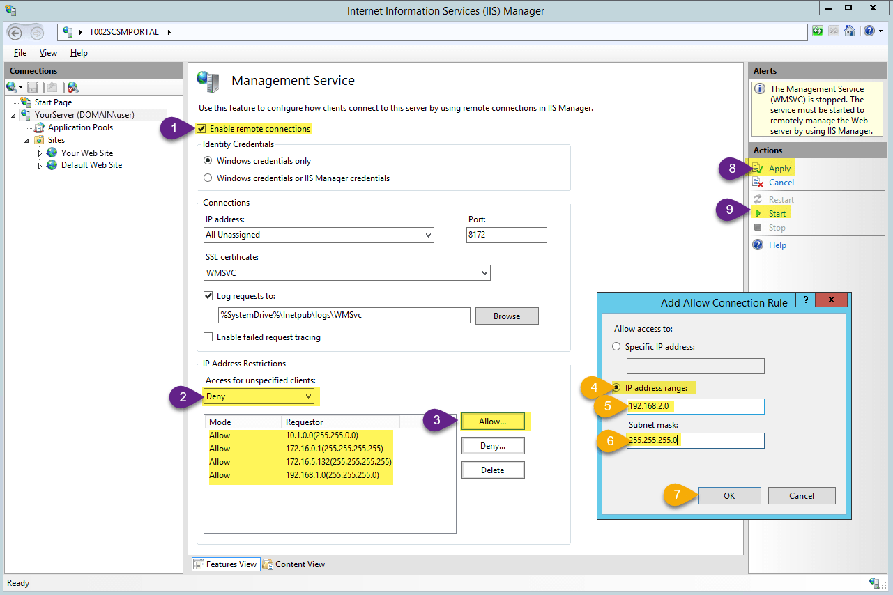 Enable the Ability to Remotely Manage IIS Tech Tips