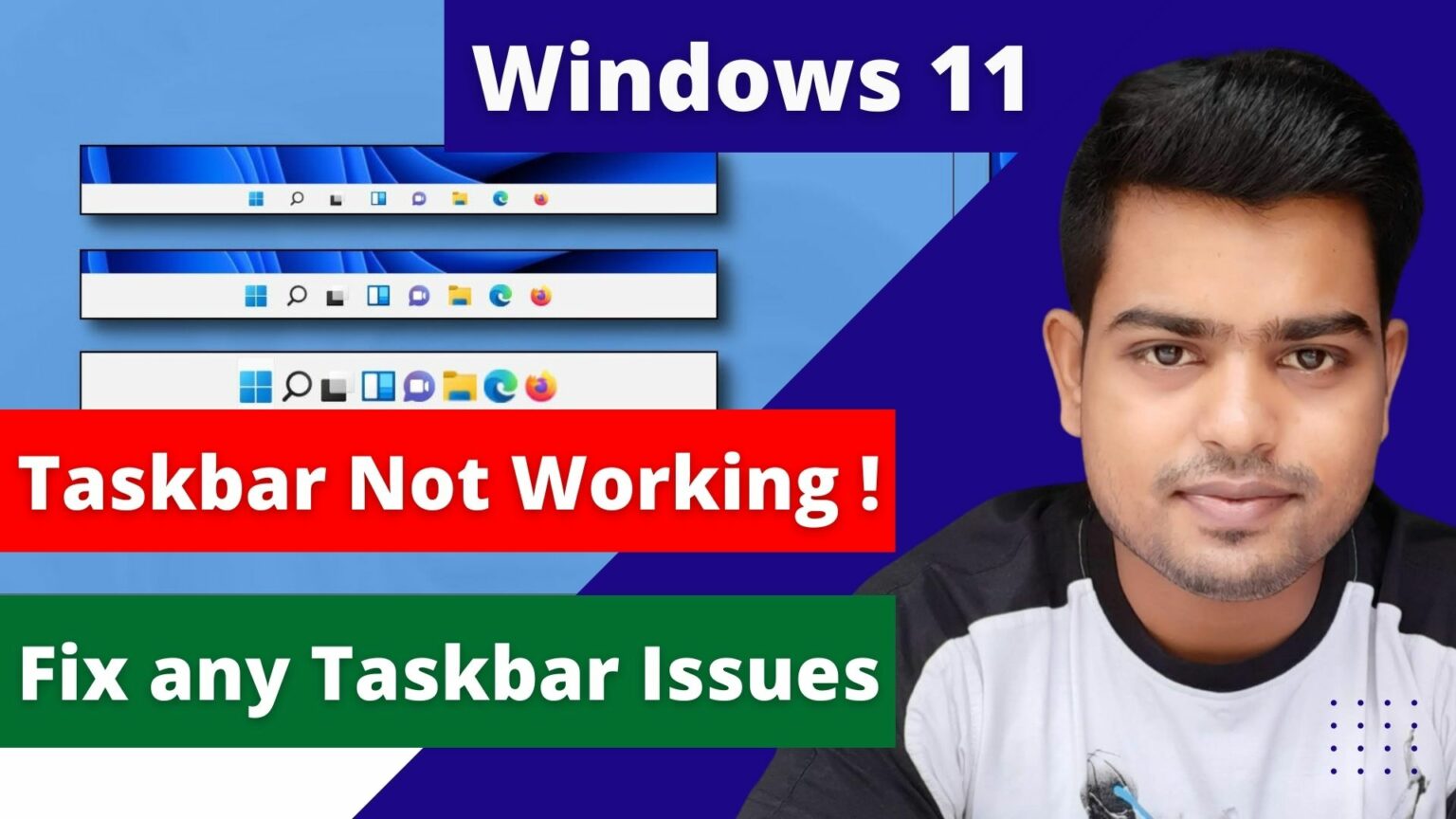 Windows 11 Taskbar Not Working FIX Windows 11 Taskbar Not Working