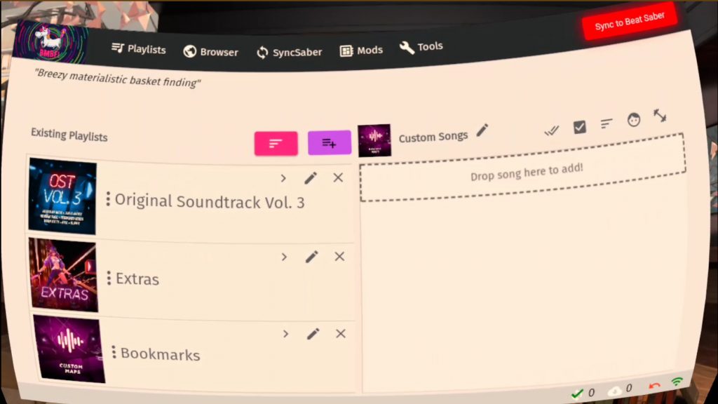 How to Play Beat Saber Custom Songs on Oculus Quest