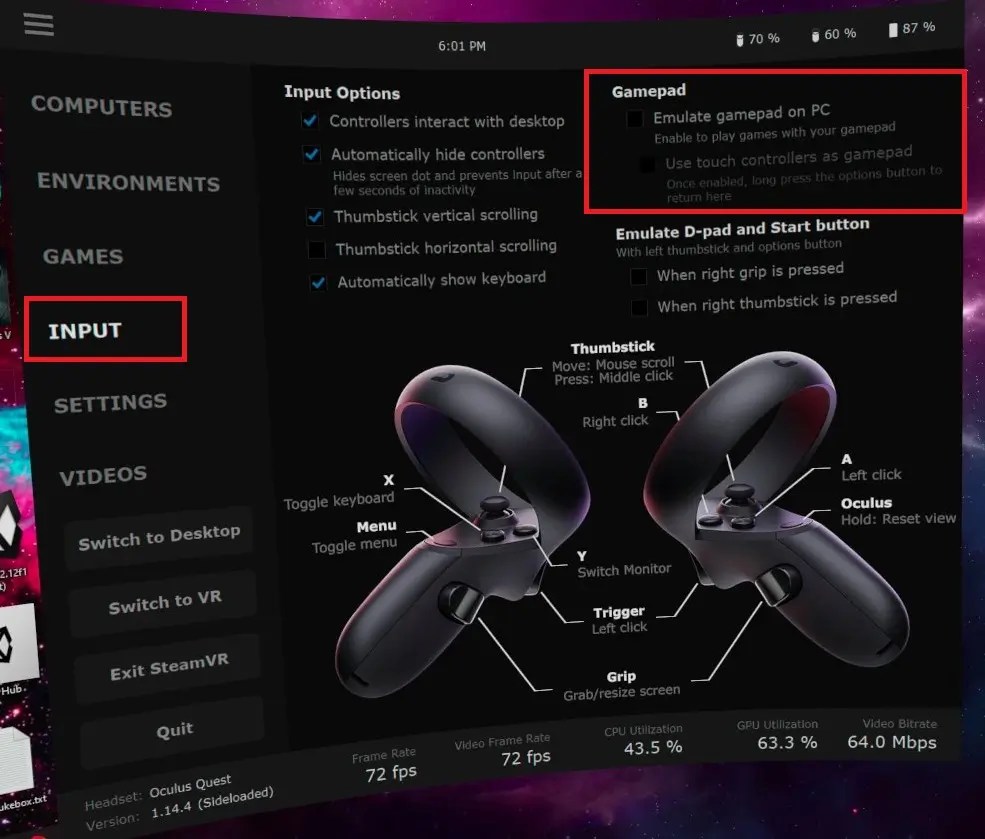 How to play PCVR games on Oculus Quest with Virtual Desktop — techtipsVR