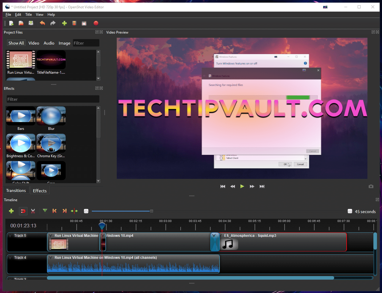 Openshot video editor chroma key precisionres