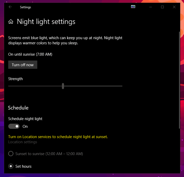 Enable Night Light on Windows 10 (Grayed Out FIX)