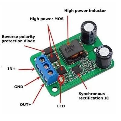 Buy DC-DC Step-Down Buck Converter Power Supply Module 24V 12V 9V to 5V