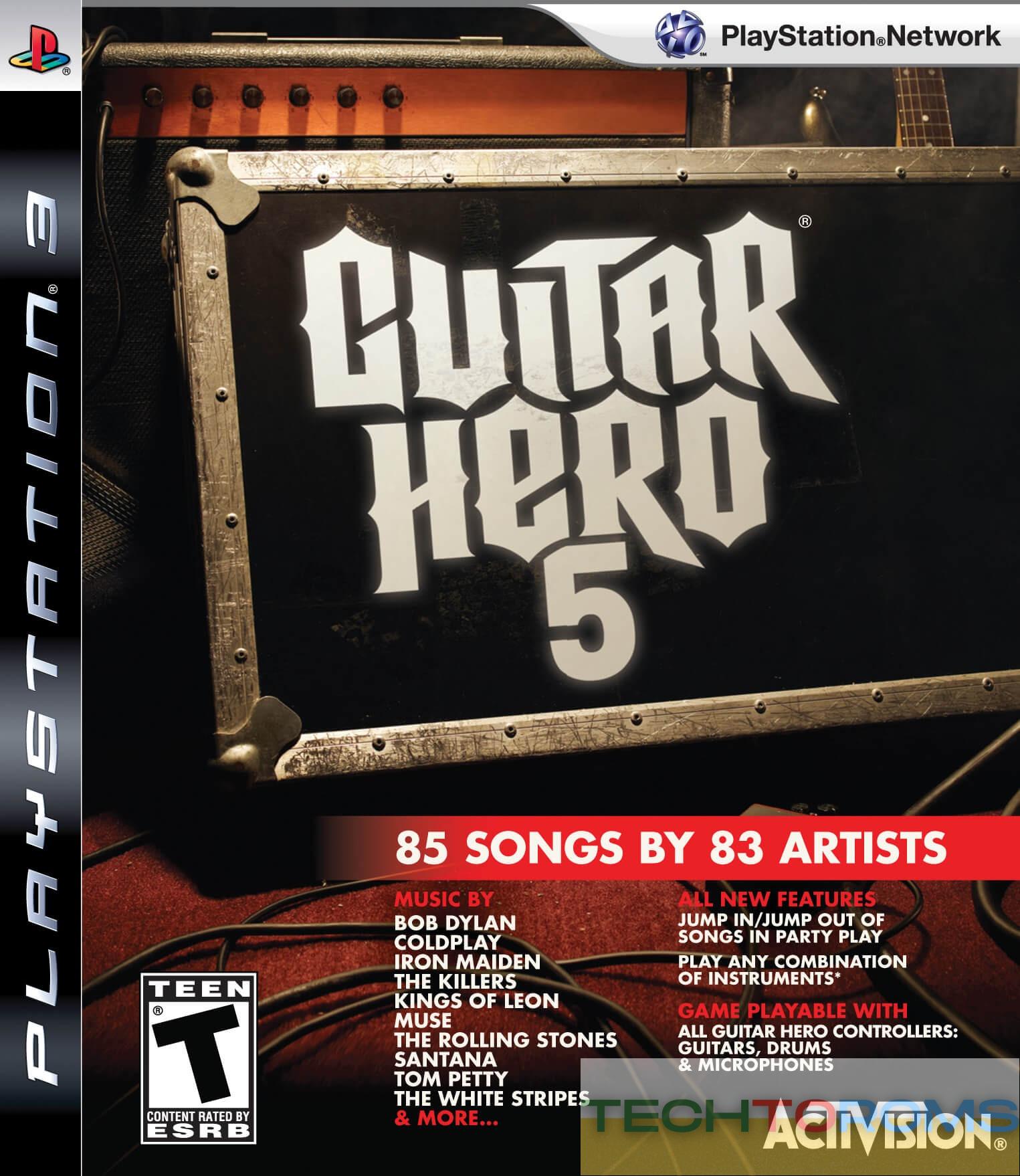 Guitar Hero 5 ROM For PS3 The Best PS3 Game