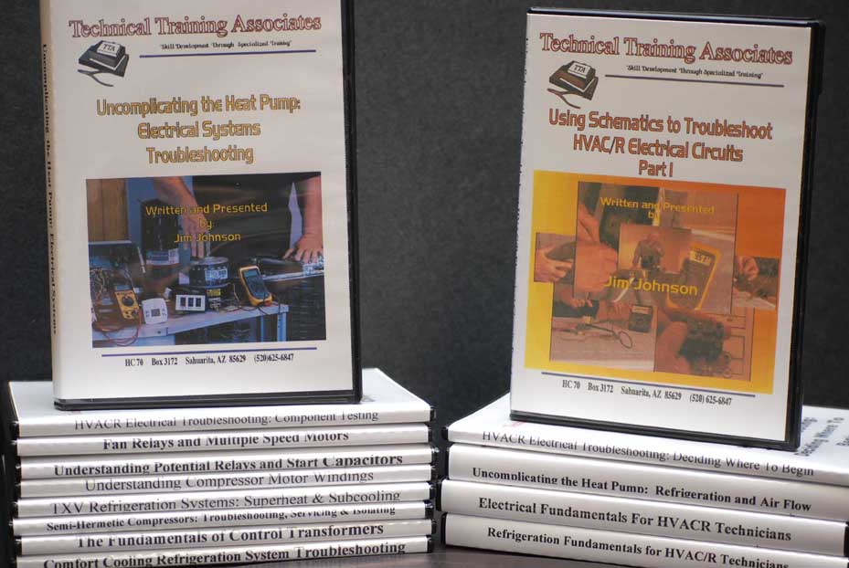 HVACR Video Bundle and HVAC Technician Training DVD Set Technical