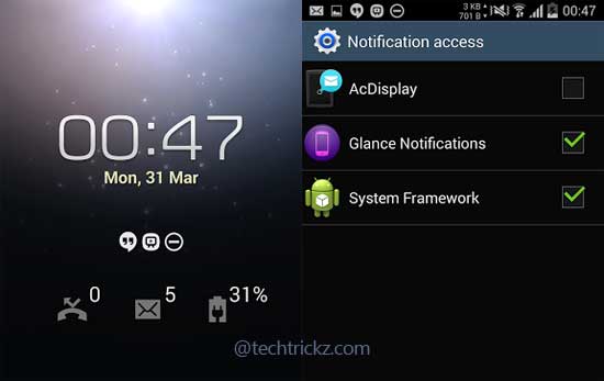 Glance Notifications Makes Galaxy S4’s Quick Glance Even Better (APK