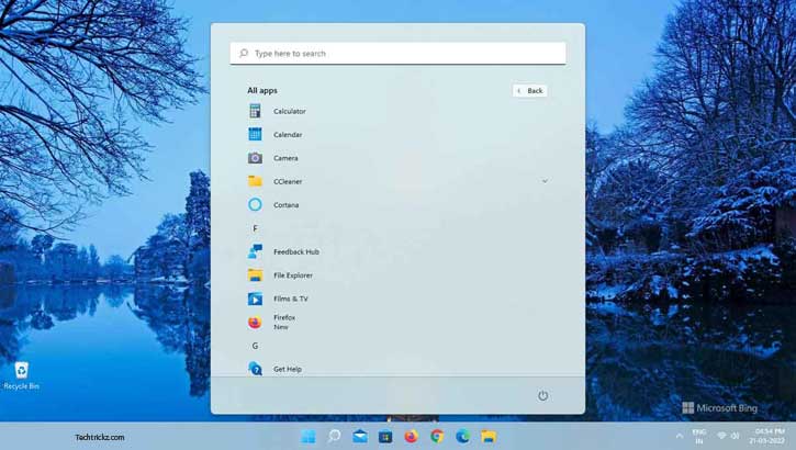 Start Layout in Windows 11 for All users Windows 11 Forum