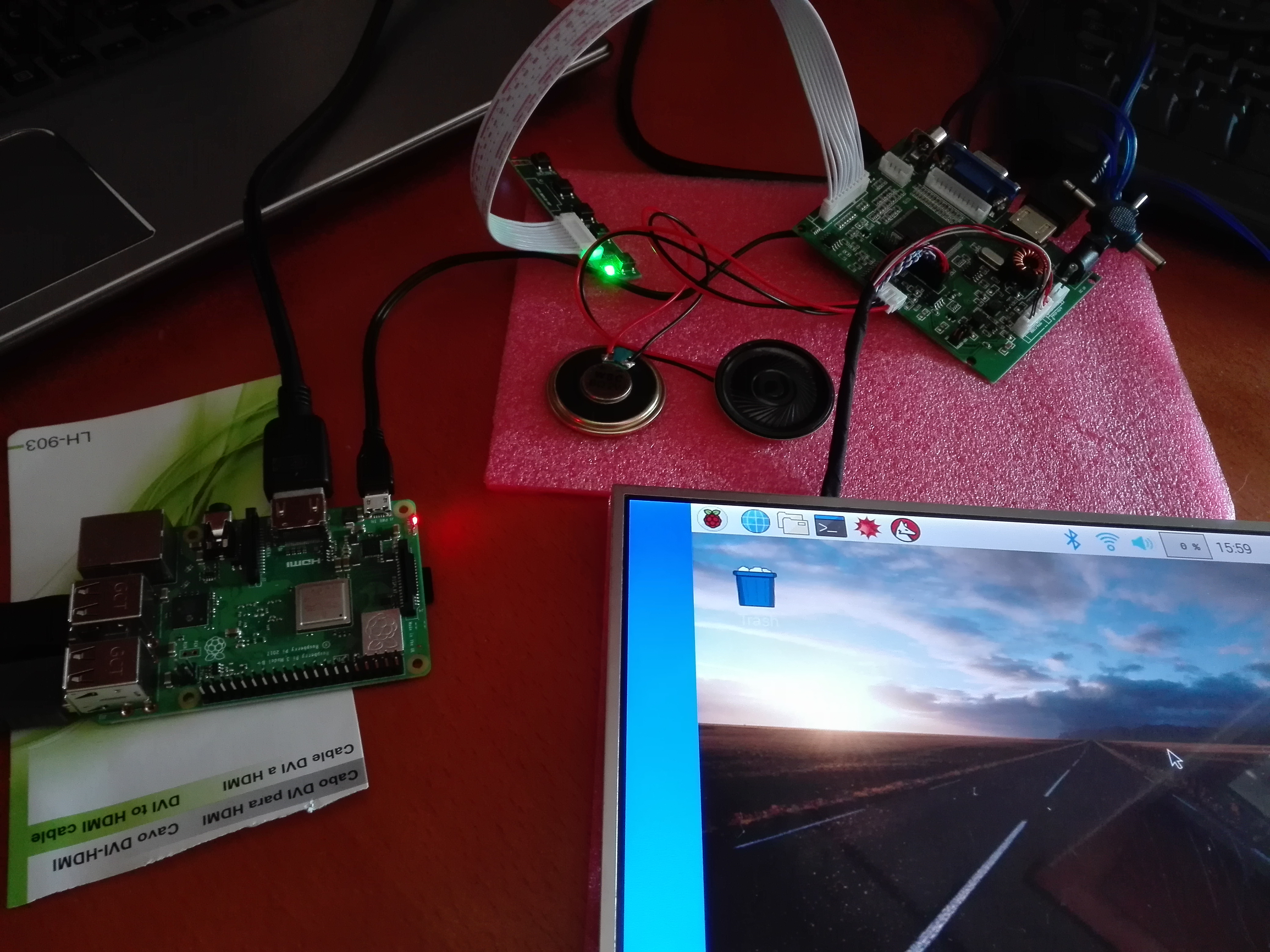 Raspberry Pi: using a 10.1'' display - techtutorialsx