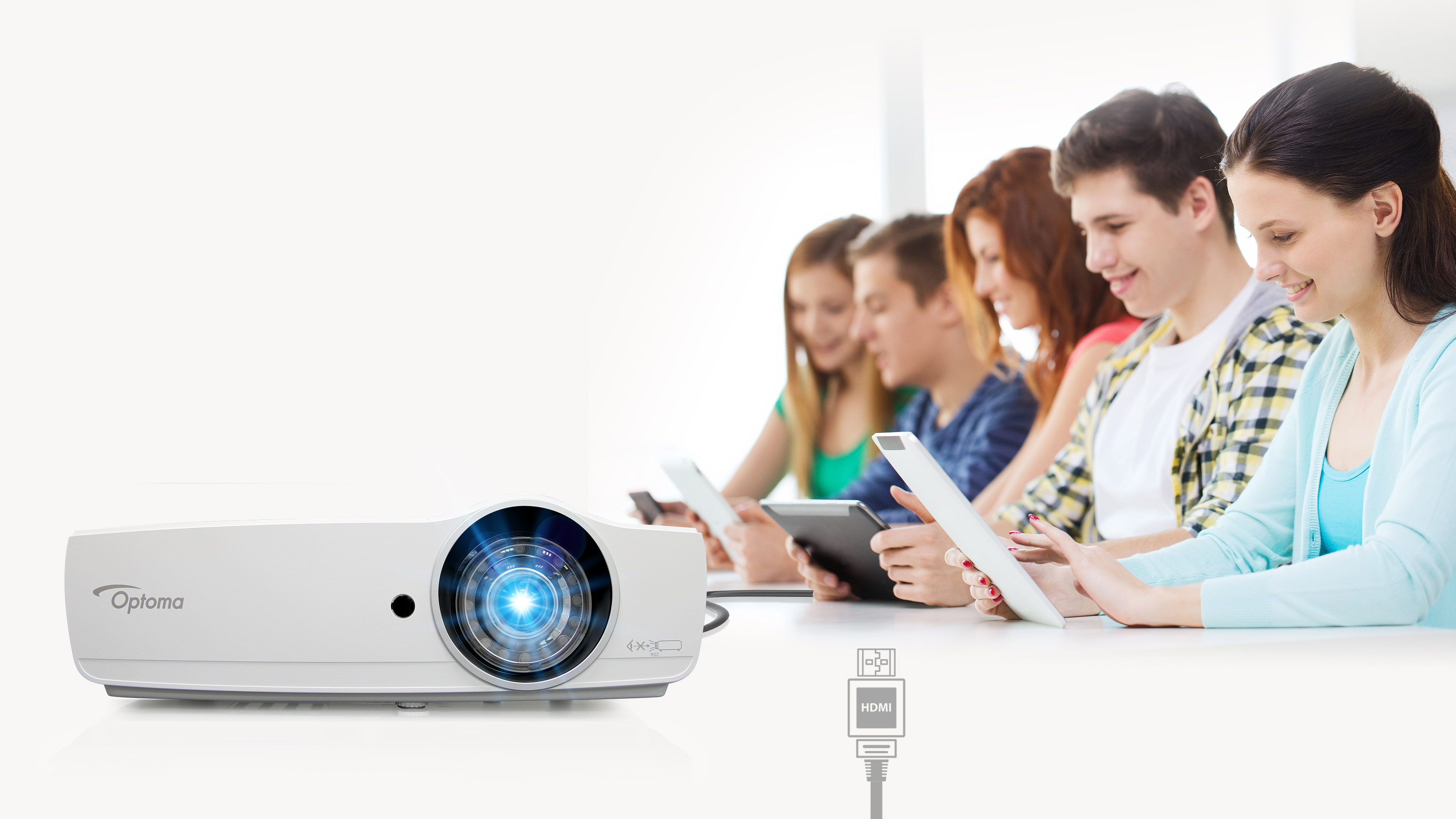 Optoma Presents the Brightest Short Throw Projector with Over 4000