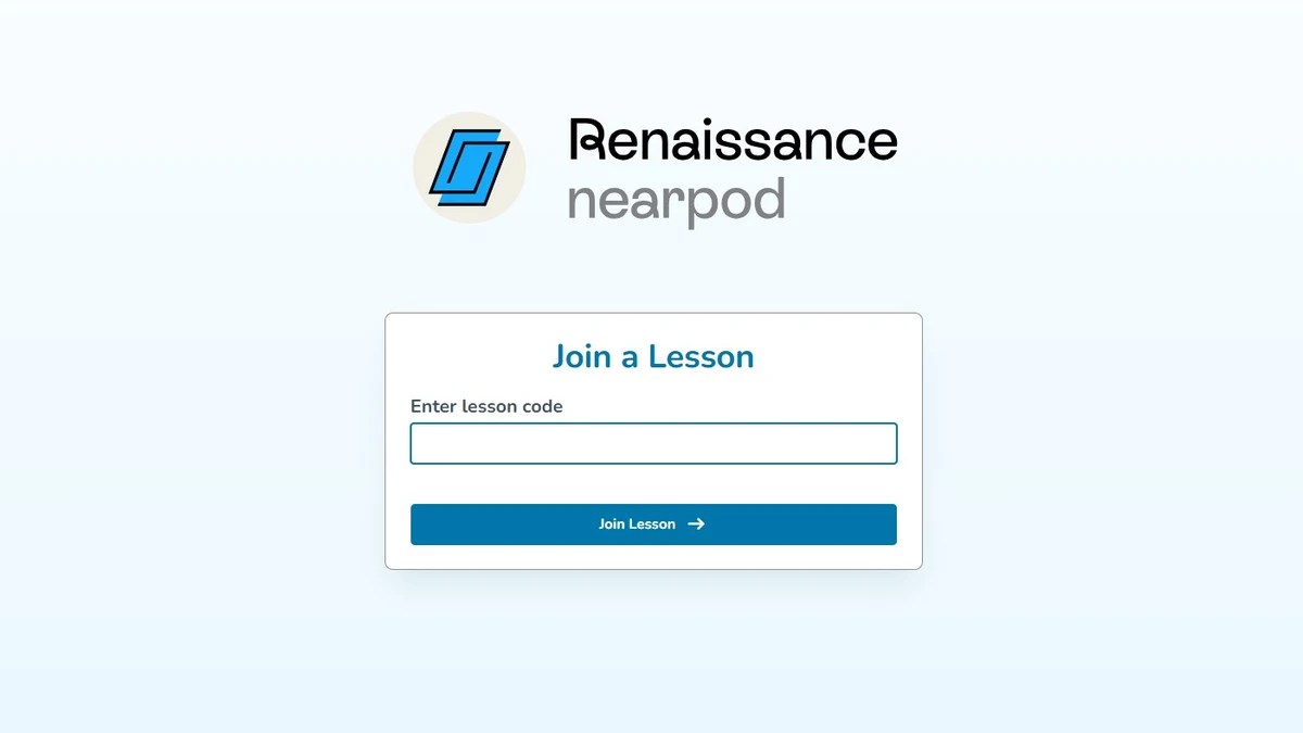 Enter Codes Join Lessons Learn Smarter Nearpod Join Guide For Students