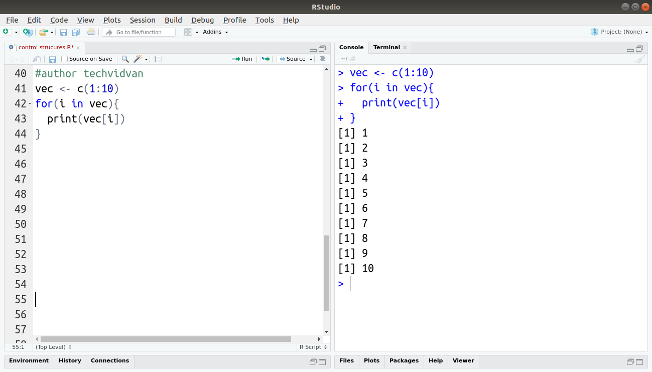 Understanding A For Loop In R Peatix