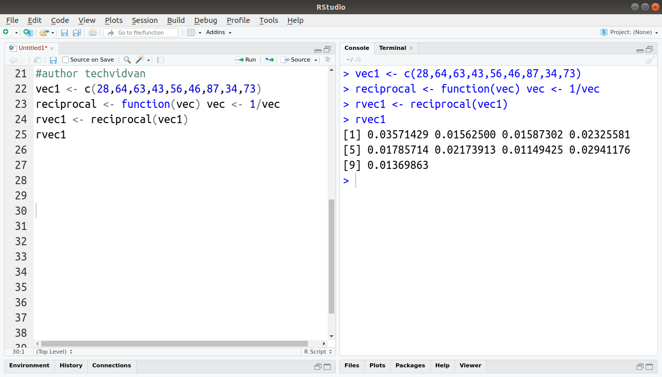 UserDefined Functions in R Programming with Examples TechVidvan