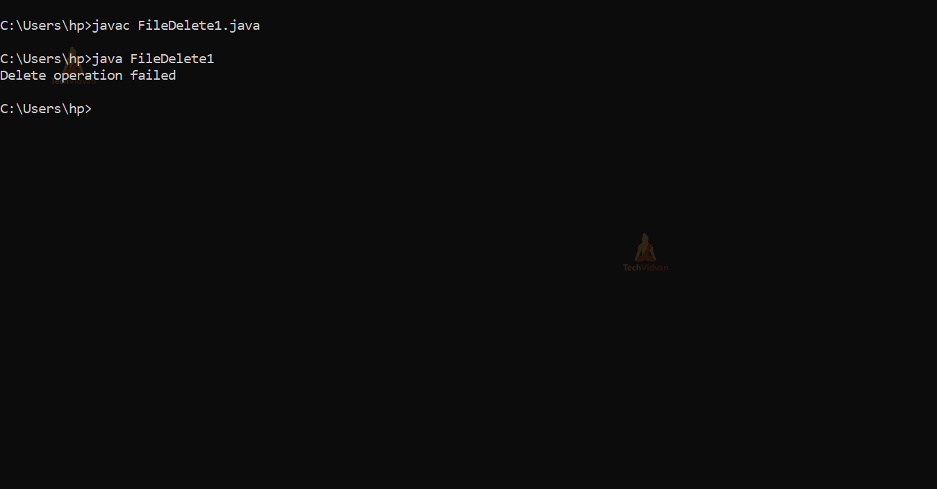 Java Create file, Open File and Delete File TechVidvan