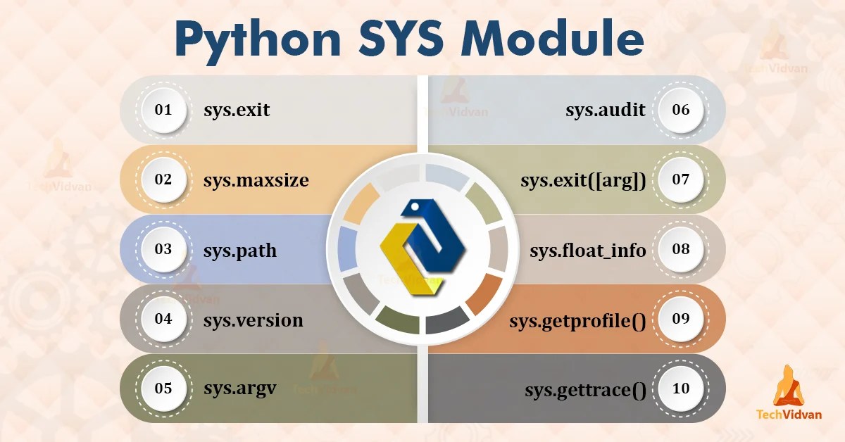 Sys Module in Python with Examples TechVidvan Sys Module in Python with Examples TechVidvan