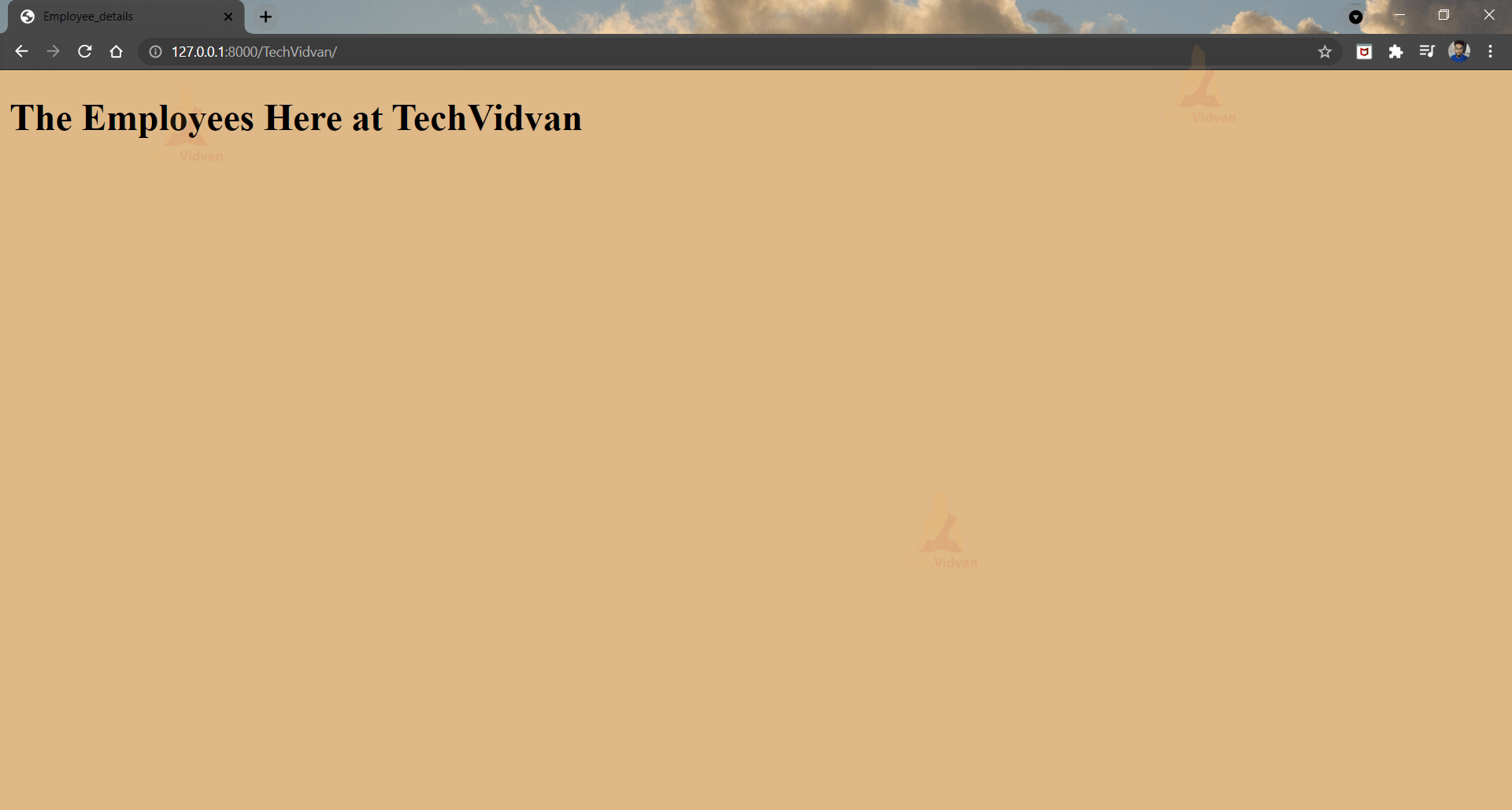 Django Templates Create your First Template in easy steps TechVidvan