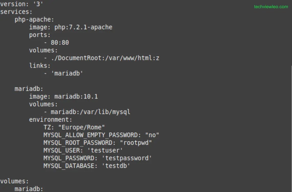Install and Use Docker Compose on Linux Mint 20 TechViewLeo