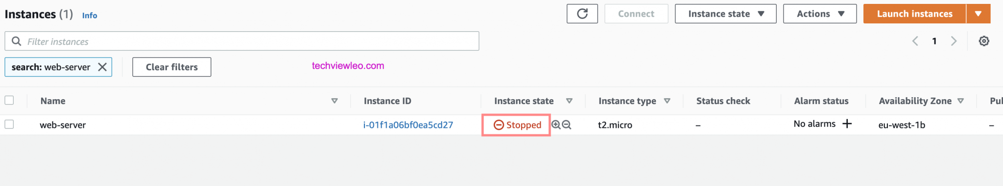 How To Resize EC2 Instance Type on AWS TechViewLeo