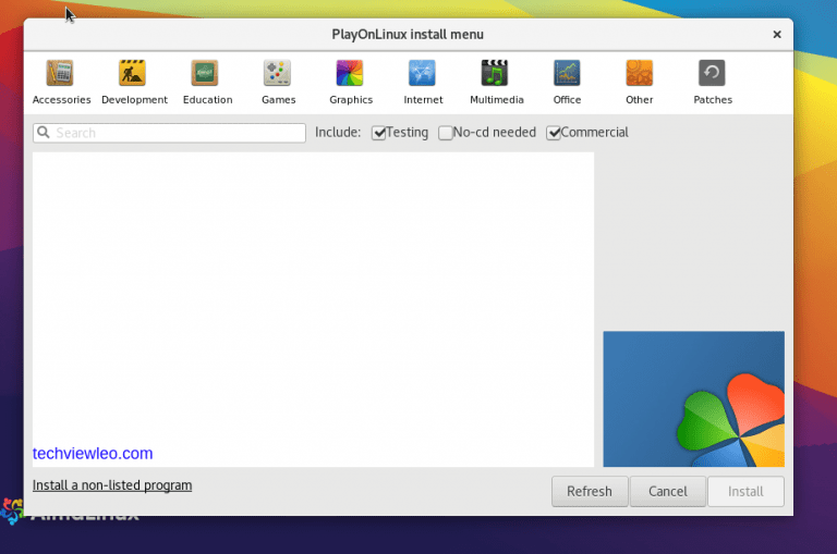 How To Run Windows Apps on Linux using PlayOnLinux TechViewLeo