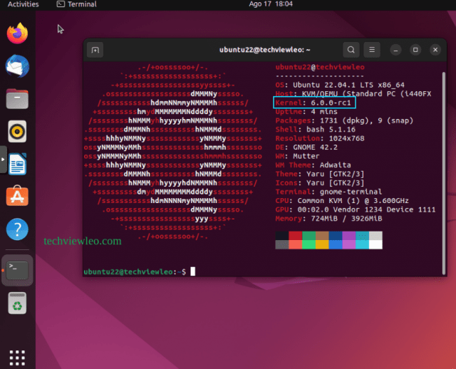 Install Linux Kernel 6.0 on Ubuntu 22.04 / 20.04 / 18.04 TechViewLeo