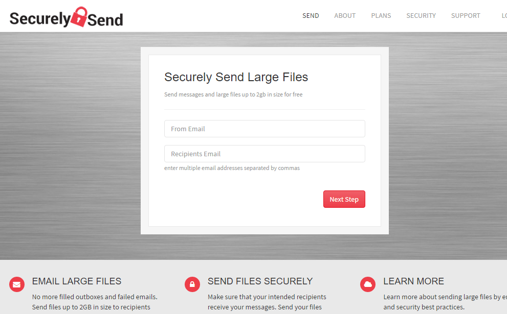 Send large files up to 5GB for free pCloud.