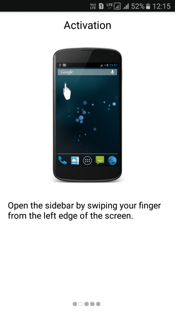 How To Get Left App Slider Feature On Any Android Device