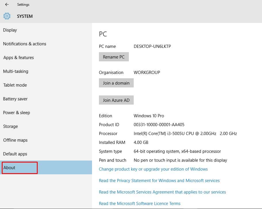 How to Check Your PC's full Specifications on Windows 10