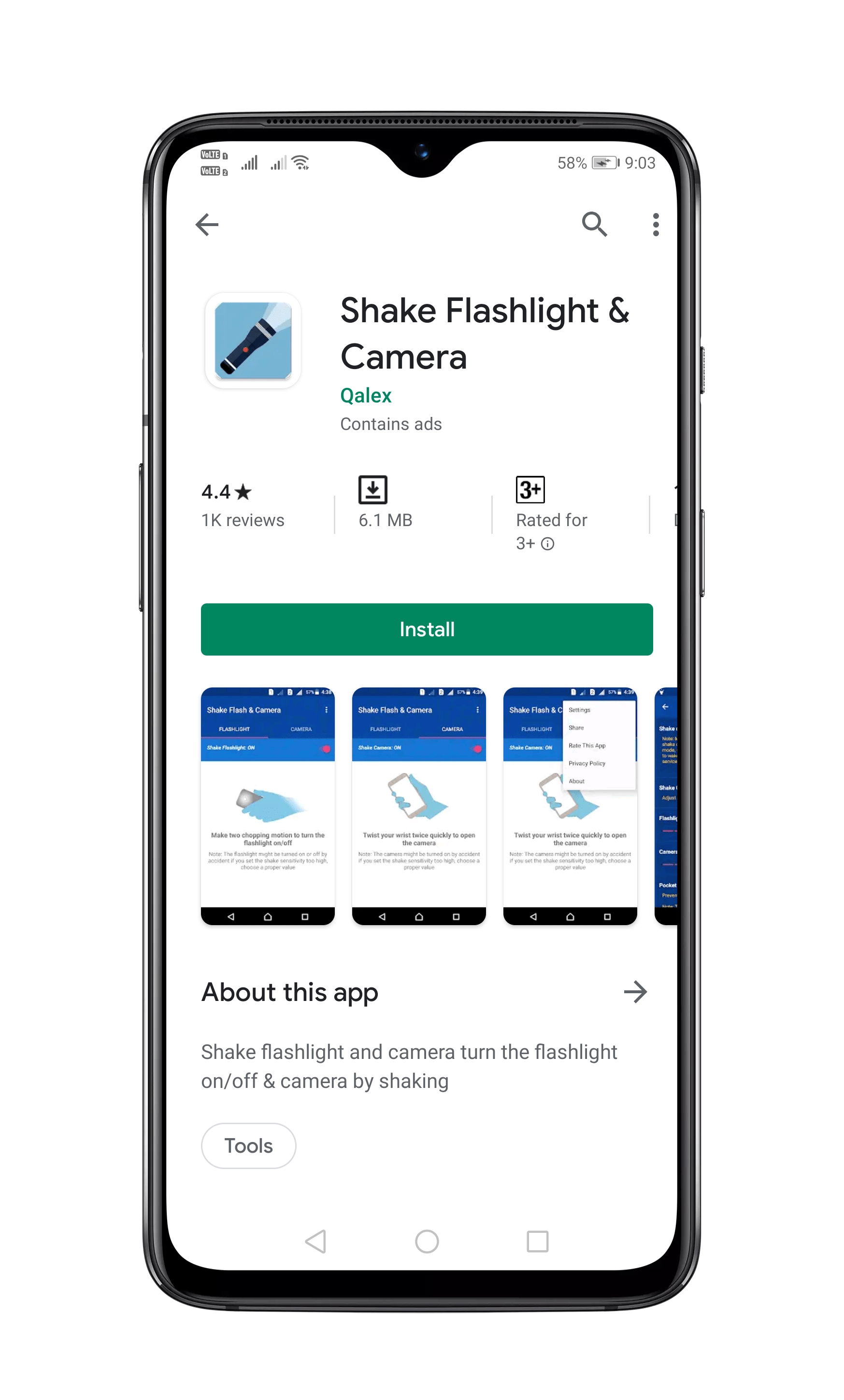 How To Turn On Flashlight By Shaking Your Phone
